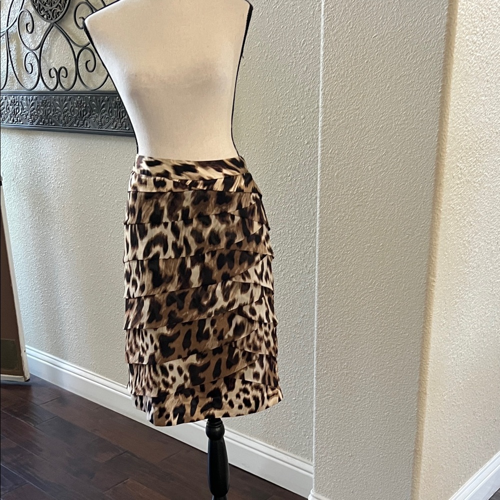 Worthington Animal Print Pencil Skirt